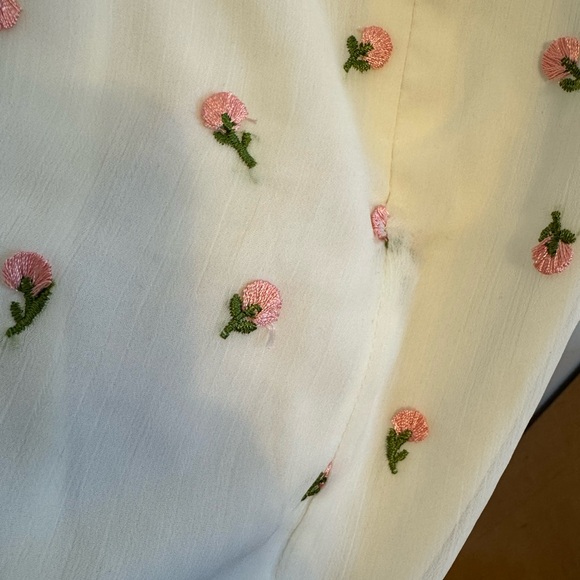 Fame and Partners White Floral Mini Dress - Picture 10 of 10